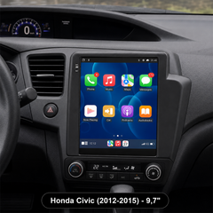 Honda Civic 2012-2015 - 9.7" radio with Apple CarPlay and Android Auto 