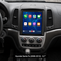 Hyundai Santa Fe 2006-2012 - 9.7" Radio with Apple CarPlay and Android Auto 