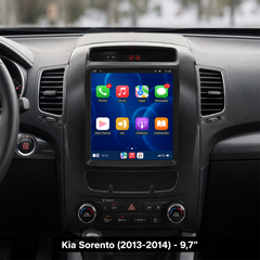 Kia Sorento 2013-2014 - 9,7" радио с Apple CarPlay и Android Auto 