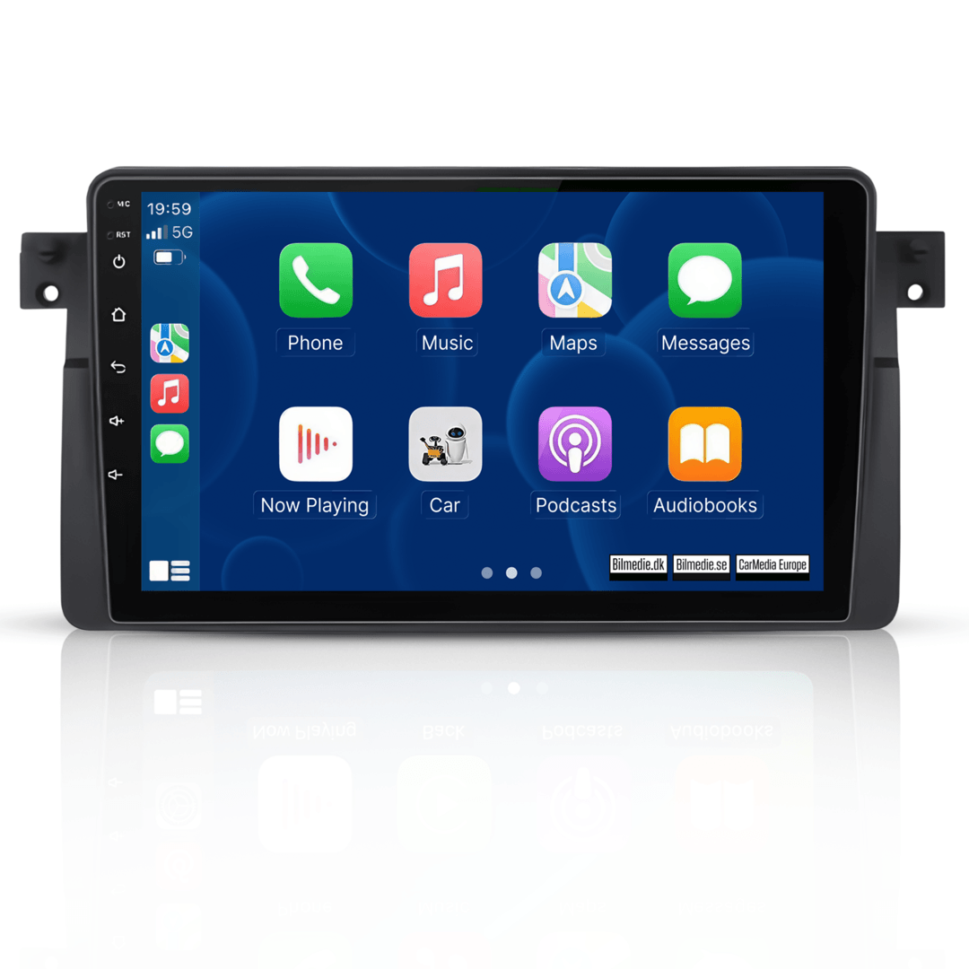 BMW E46 - 9" radio met Apple CarPlay en Android Auto 