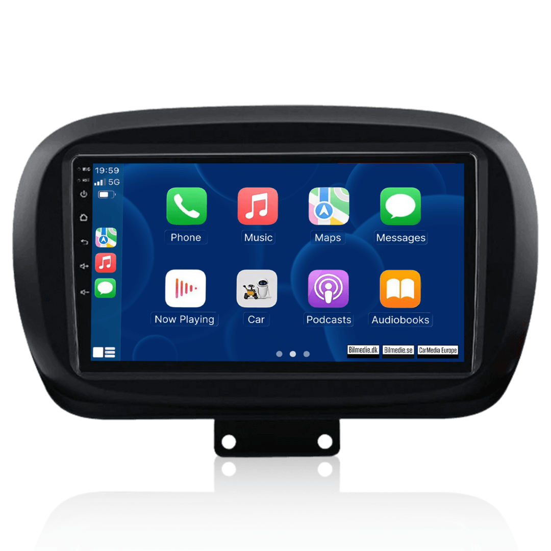 Fiat 500X 14-20 - 9" rádio s Apple CarPlay a Android Auto