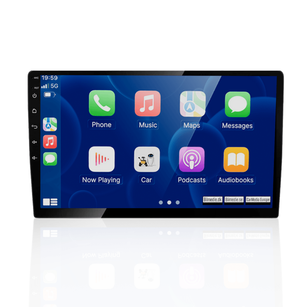Fiat 500 16-19 - 9" radio z Apple CarPlay in Android Auto 