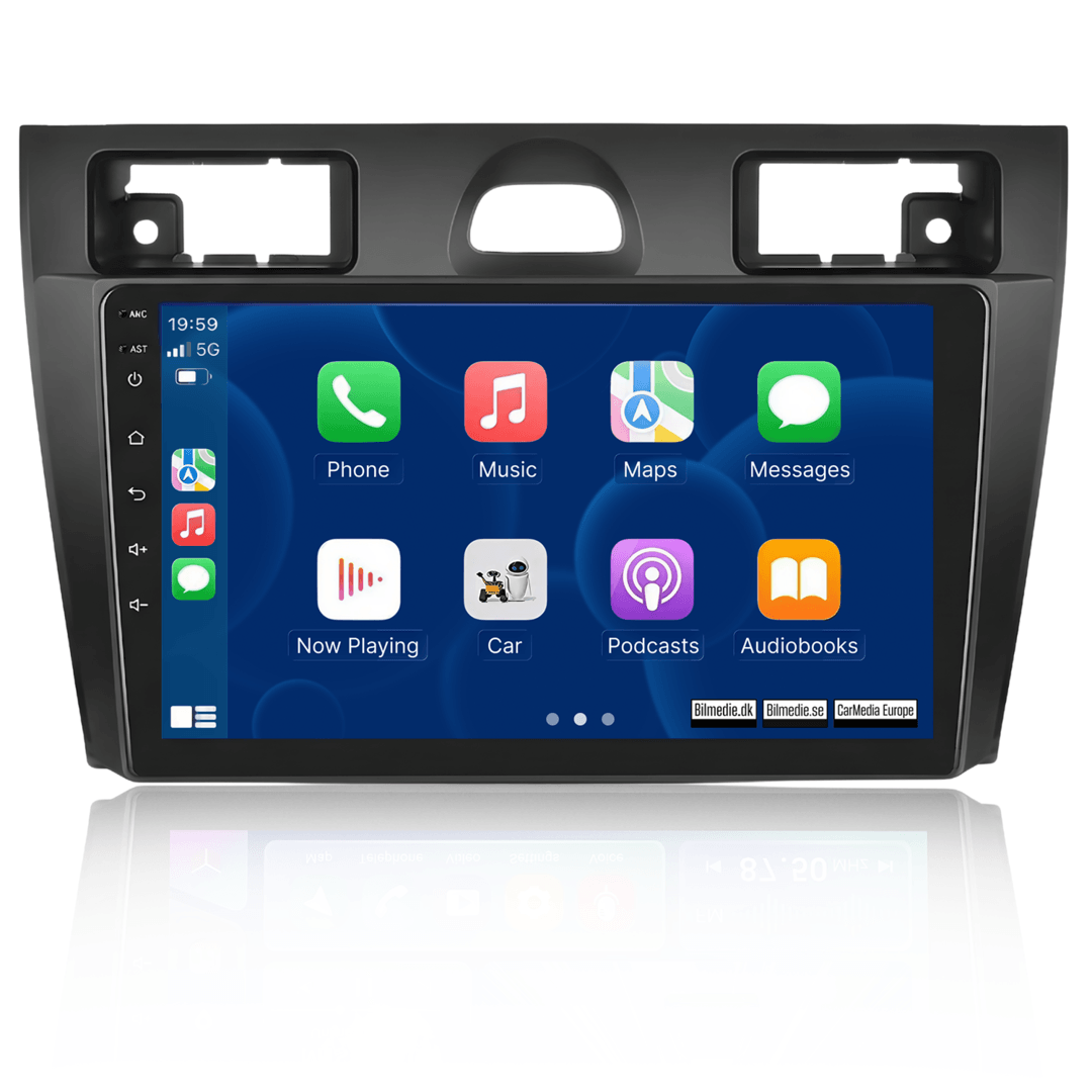 Ford Fiesta 06-11 - 9" rádio s Apple CarPlay a Android Auto