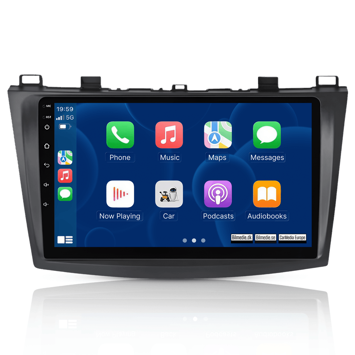 Mazda 3 10-13 - 9" rádio s Apple CarPlay a Android Auto