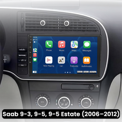 Saab 9-3 2006-2012 - 9" Radio m. Apple CarPlay og Android Auto