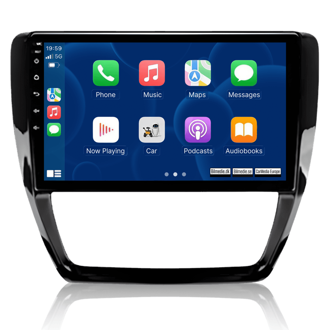 VW Jetta/Bora 11-18 - 10,1" rádio s Apple CarPlay a Android Auto