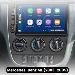 Mercedes-ML 2003-2005 - 9" autorádio s Apple CarPlay a Android Auto 