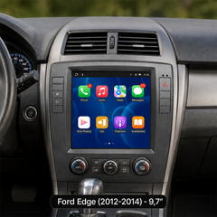 Ford Edge 2012-2014 - Rádio 9,7" com Apple CarPlay e Android Auto 