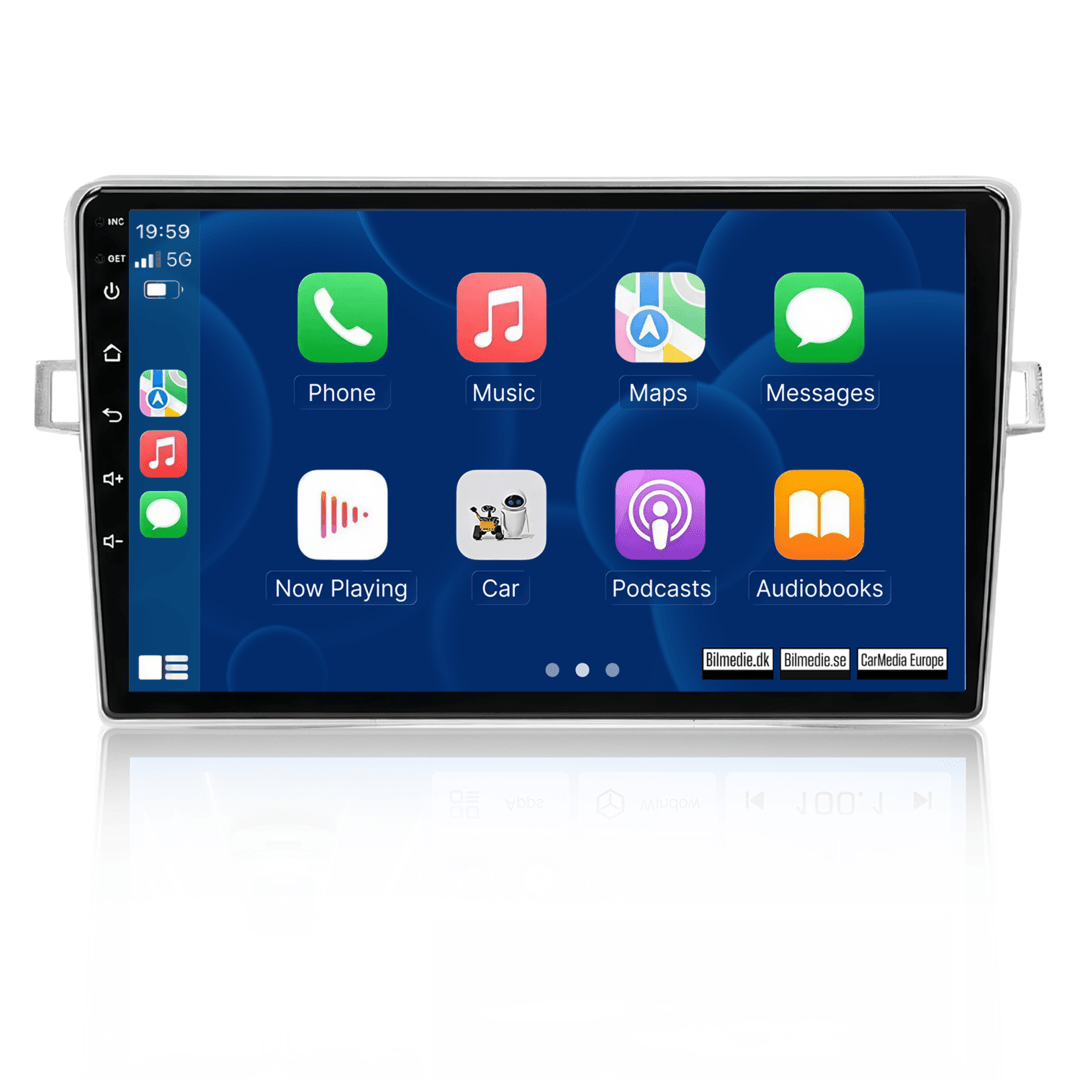 Toyota Corolla Verso 09-18 - 9" Radio m. Apple CarPlay og Android Auto
