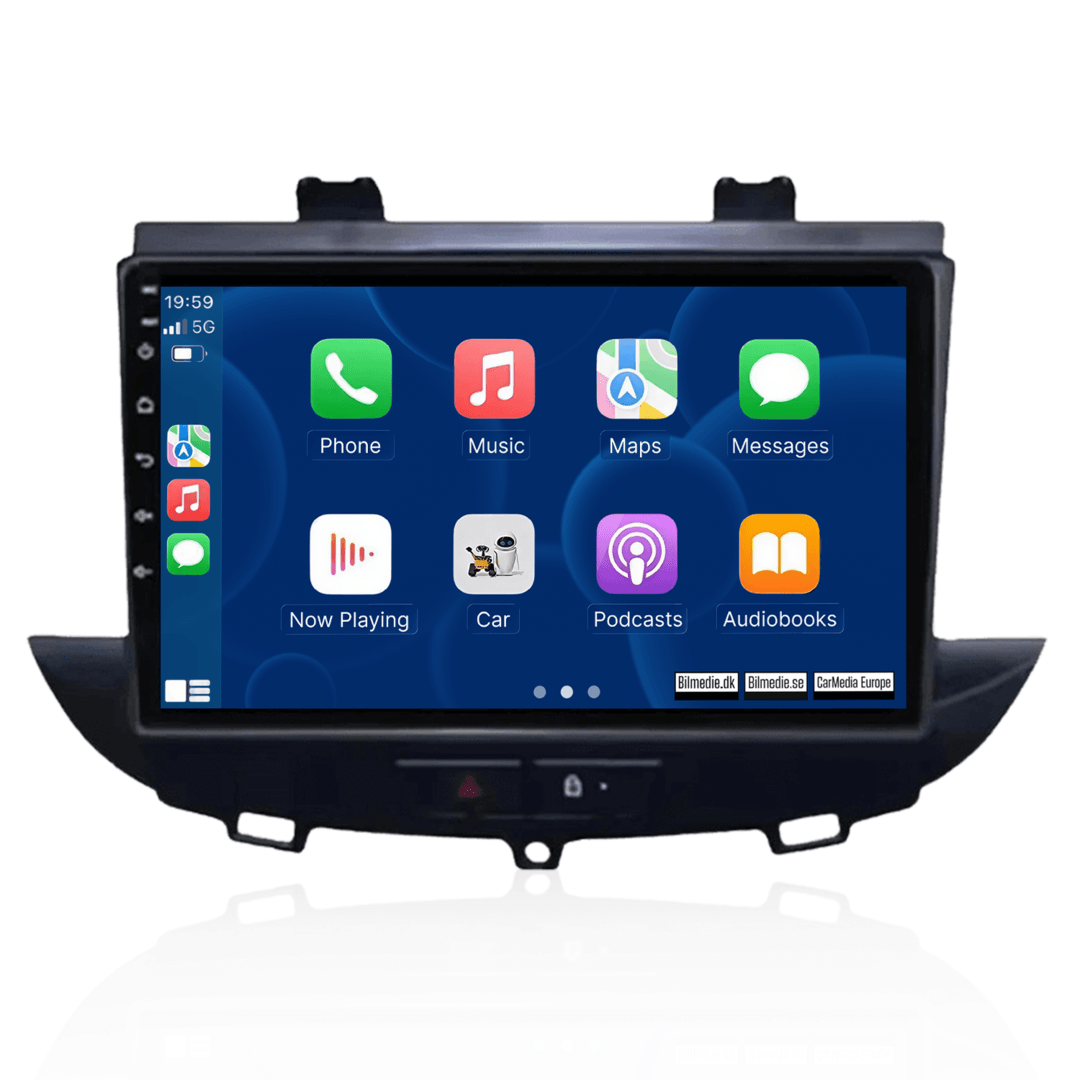 Opel Grandland/Crossland 16-20 - 9 "rádio s Apple CarPlay a Android Auto