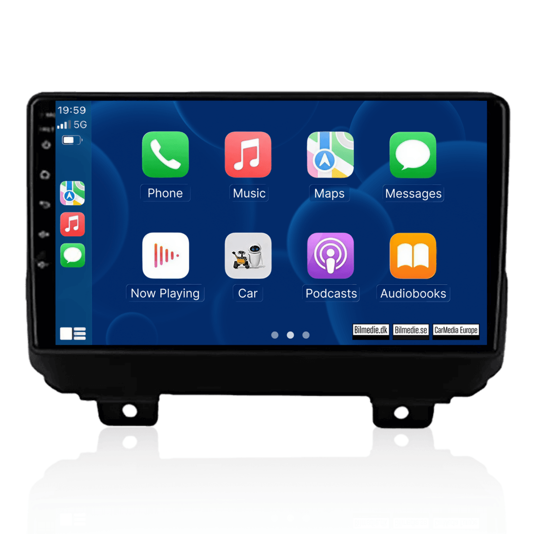 Jeep Wrangler 2018-2023 - Autoradio 9" avec Apple CarPlay et Android Auto 