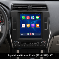 Toyota Land Cruiser Prado 2014-2016 - 9,7" rádio s Apple CarPlay a Android Auto 