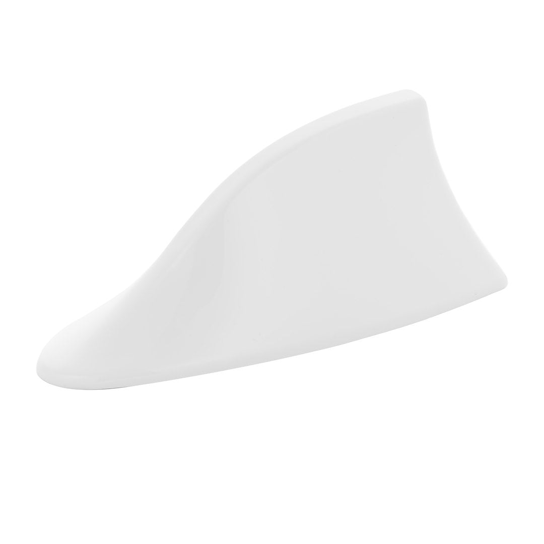 Witte radioantenne in haaienvin-design met zelfklevende montage