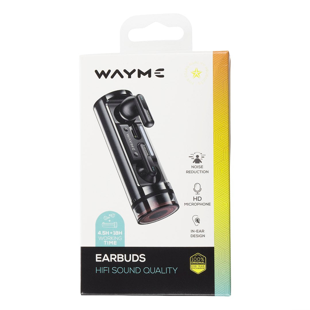 In-ear sluchátka WAYME TWS s nabíjecím pouzdrem USB-C