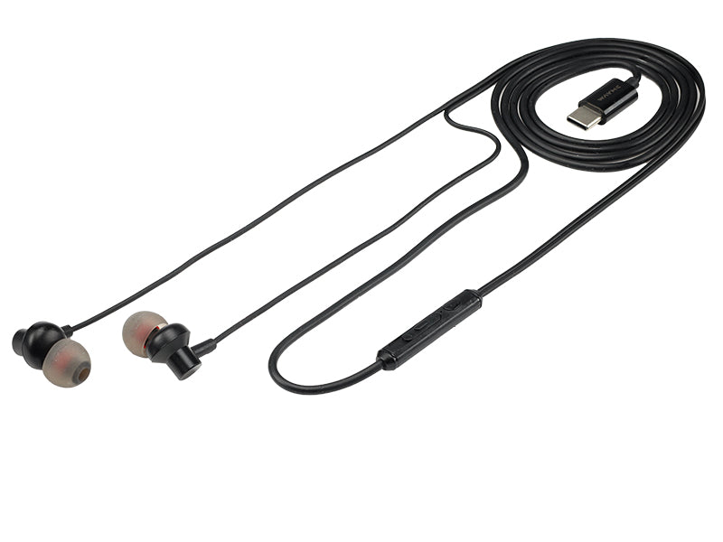 WAYME in-ear earphones with microphone and USB-C connector