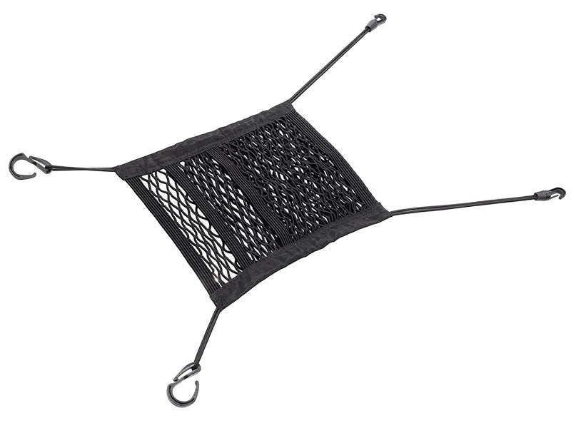 Opbergnet tussen stoelen 25x30 cm met 2 vakken