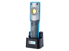 Lámpara de trabajo recargable VISION con LED COB de 10W y luz UV de 395 nm