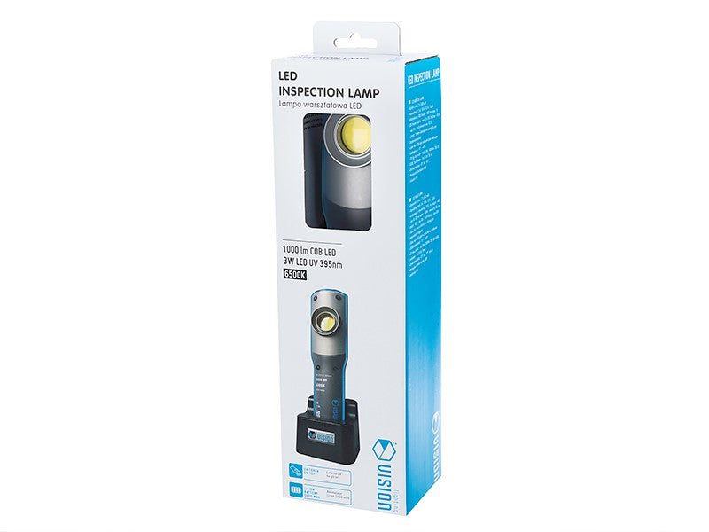 Lámpara de taller con LED COB de 10W, imán y gancho giratorio