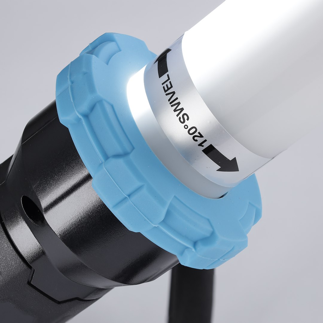 Underhood LED-Arbeitsleuchte mit gummierten Clips