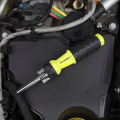 Schroevendraaier met PH-, Torx- en sleufbits