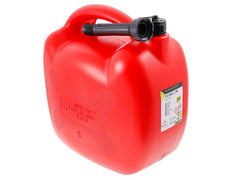 Jerrycan d’essence ovale rouge en plastique de 20 litres par CARMOTION