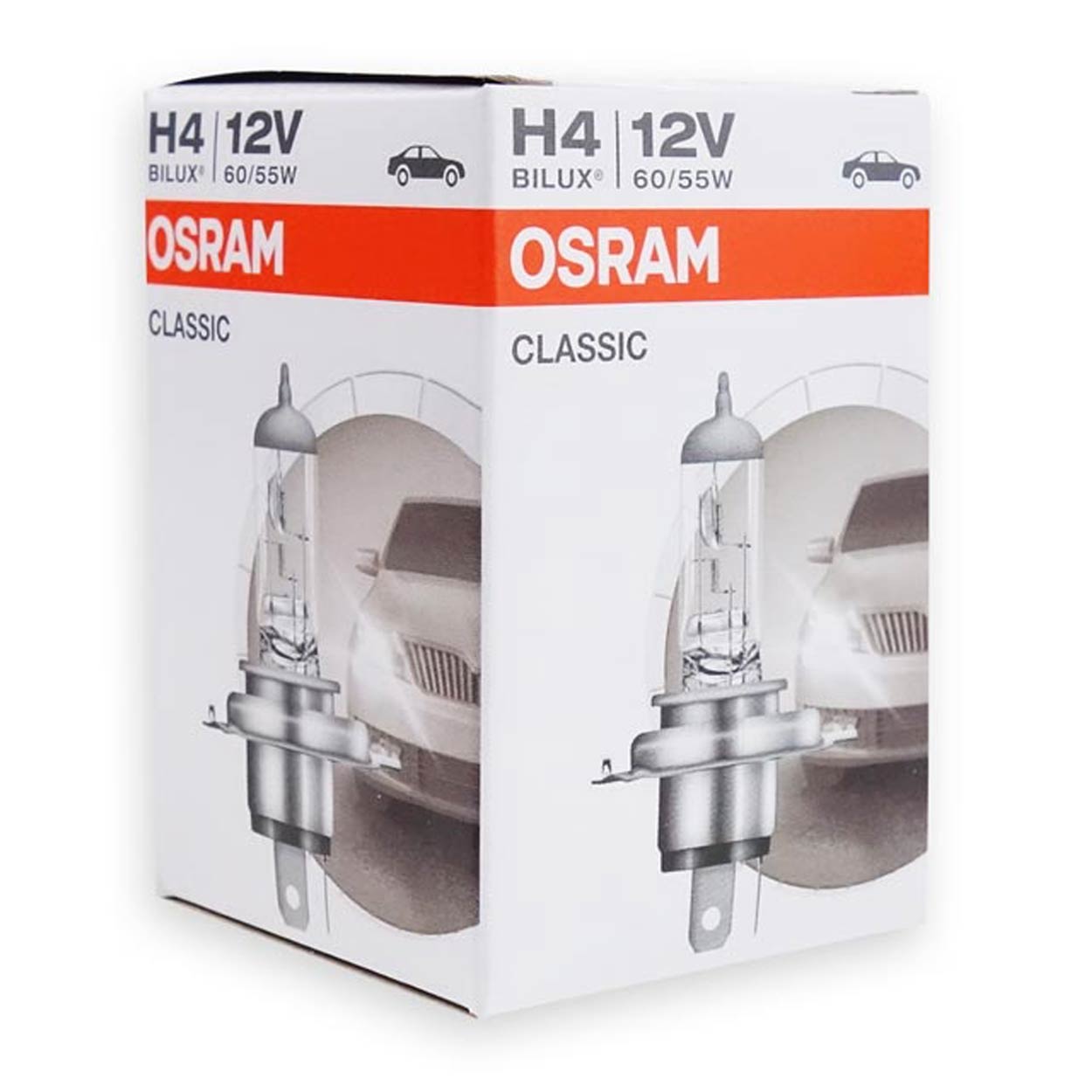 Osram Classic H4 halogenpære med P43t-sokkel