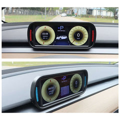 6.8" IPS HD HUD Skærm til Tesla Model 3/Y – Plug & Play Head-Up Display – Bilmedie.dk