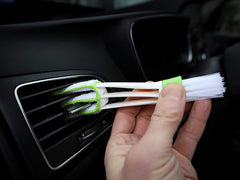 Kit cura auto con guanto in microfibra e applicatore per cera
