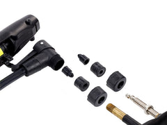 Minipumpe mit Halterung zur Montage am Fahrrad