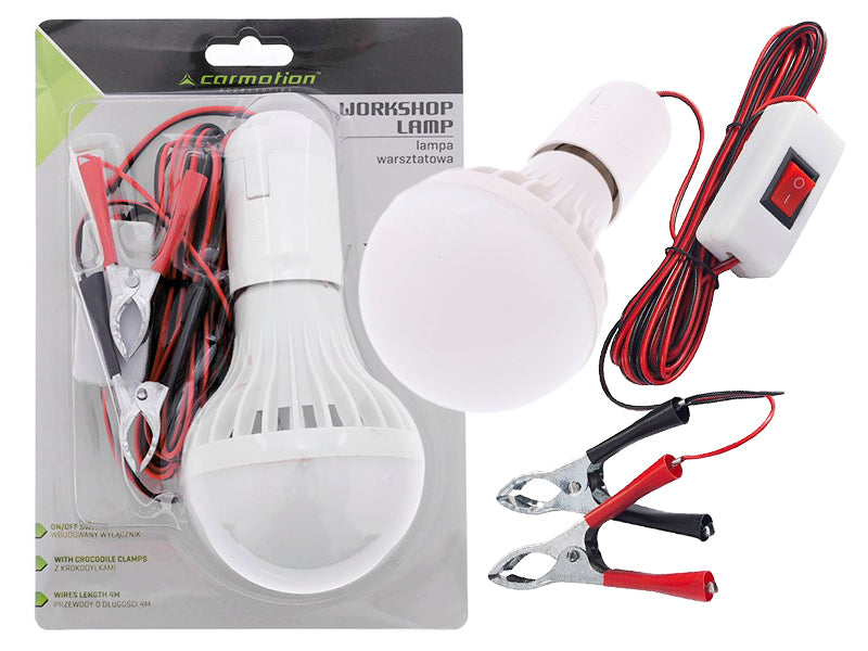 12V LED work light for workshop use
