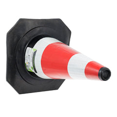 Waarschuwingskegel 45 cm met opening voor vlaggenstok