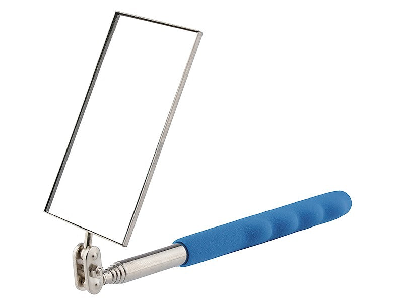 Telescopic rectangular inspection mirror 50 x 90 mm