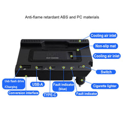 Mercedes-Benz A-Klasse/B-Klasse 2019-2022 caricatore wireless per smartphone con ricarica rapida da 15W 