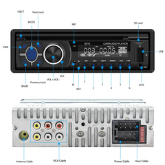 1-DIN-Autoradio mit integriertem CD-Player, Bluetooth, FM/AM, USB, SD und AUX 