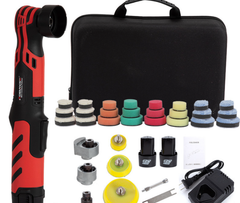 Mini polermaskin 12V sladdlös – 24 delar med 2 batterier 
