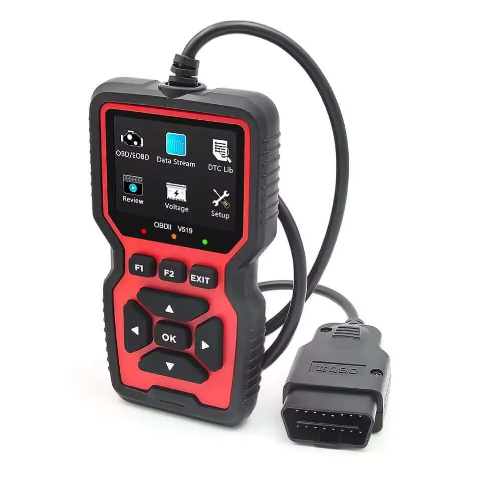 OBD2 čítačka chybových kódov – profesionálny auto diagnostický skener na diagnostiku a vyhľadávanie porúch – inteligentný autocan skener s LED displejom.