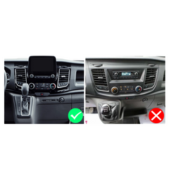Ford Transit 21-25 - 10.1 "Rádio com Apple CarPlay e Android Auto