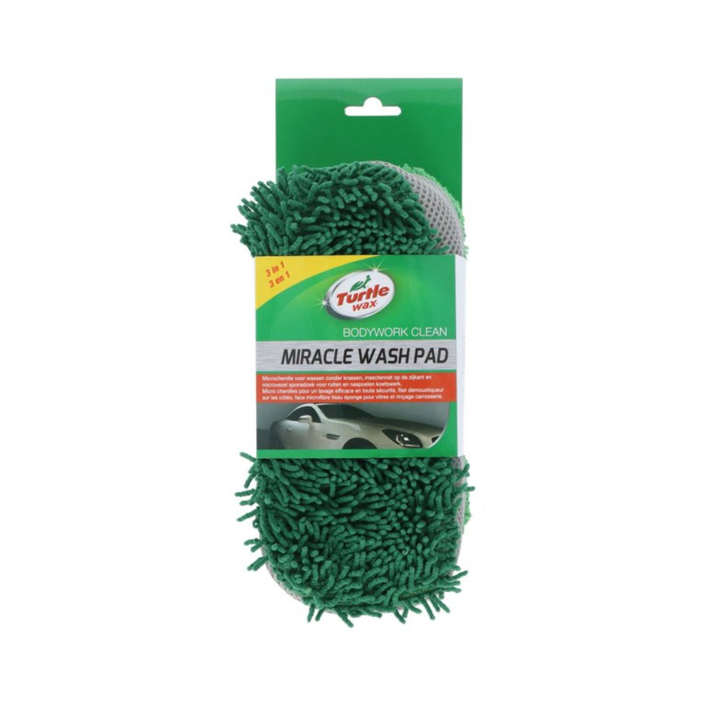 Turtle Wax Miracle vaskeklud produktbillede med mikrofiber-chenille til bilvask