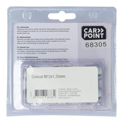 Αντικλεπτικά μπουλόνια τροχών Carpoint M12x1,25 E (κωνική έδρα) 
