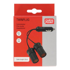 Carpoint tomada dupla 2x12/24V 8A 