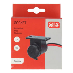 Carpoint 1-way surface-mount plug 1x12/24V 