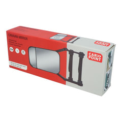 Espelho para caravana Carpoint Luxe com vidro plano + espelho para ângulo morto 