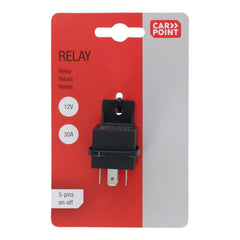 Carpoint 12V-relæ, 5-benet, 30 A