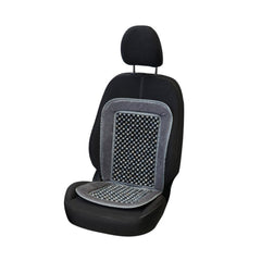 Carpoint sædehynde med træperler Deluxe, grå