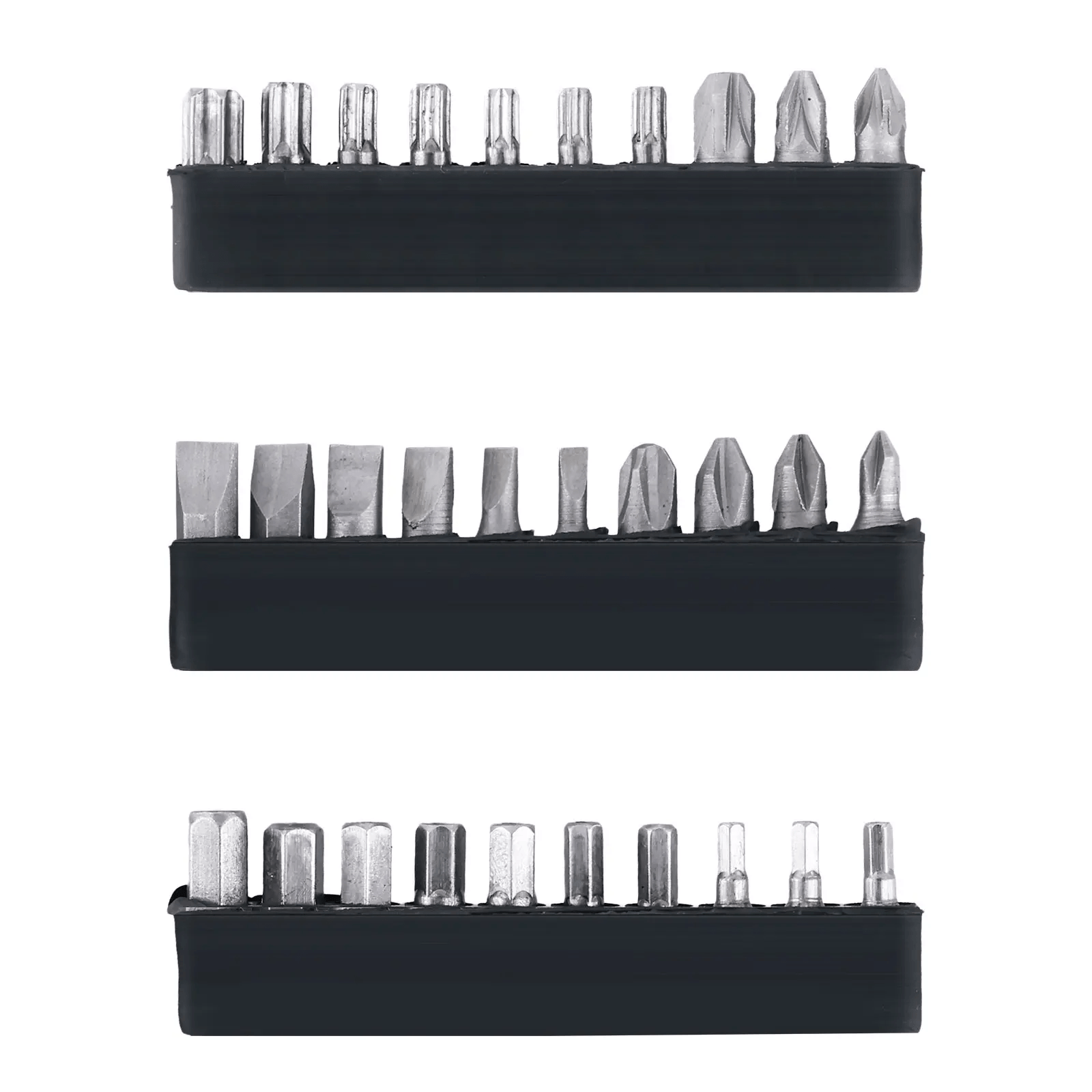 Elektrische schroevendraaierset 47-delig – 3.6V draadloos multigereedschap met metalen schroevendraaierbits en opberghouder.