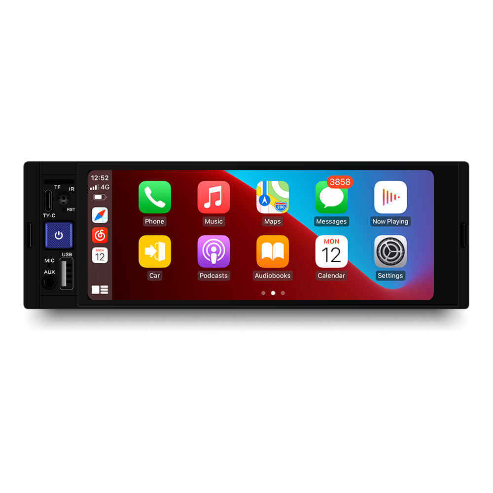 Univerzálne – 6,86" 1-DIN rádio s Apple CarPlay a Android Auto – Carmediaeurope.com