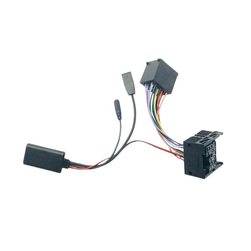 Bluetooth Adapter – BMW E46 (2002–2006) wiring connector for wireless audio streaming and hands-free calls.