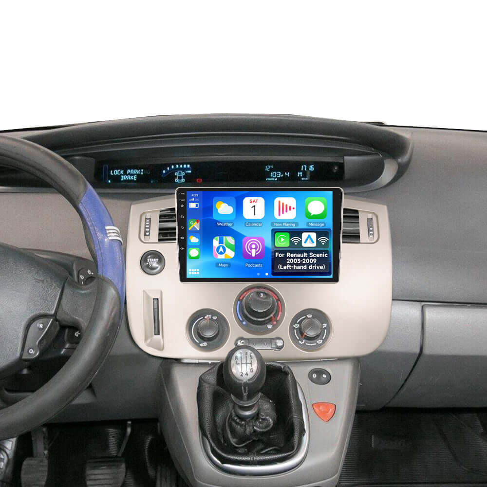 Renault Scenic 2003-2009 - 9" Radio m. Apple CarPlay og Android Auto