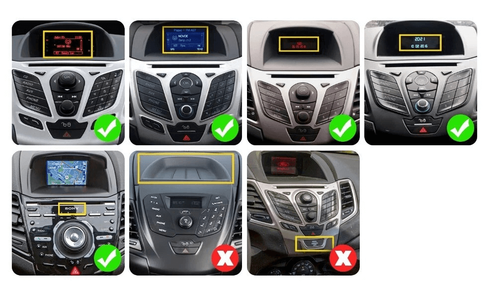 Ford Fiesta 2009-2016 – 9,7" Radio m. Apple CarPlay og Android Auto – Bilmedie.dk