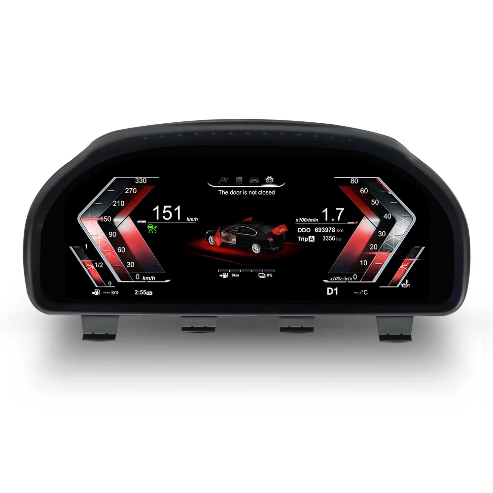 BMW 5, 6, 7, X3, X4, X5 og X6 2010-2019 - 12,3" Digitalt Speedometer